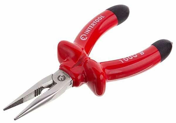 Довгогубці діелектричні Intertool 160 мм (NT-0326)
