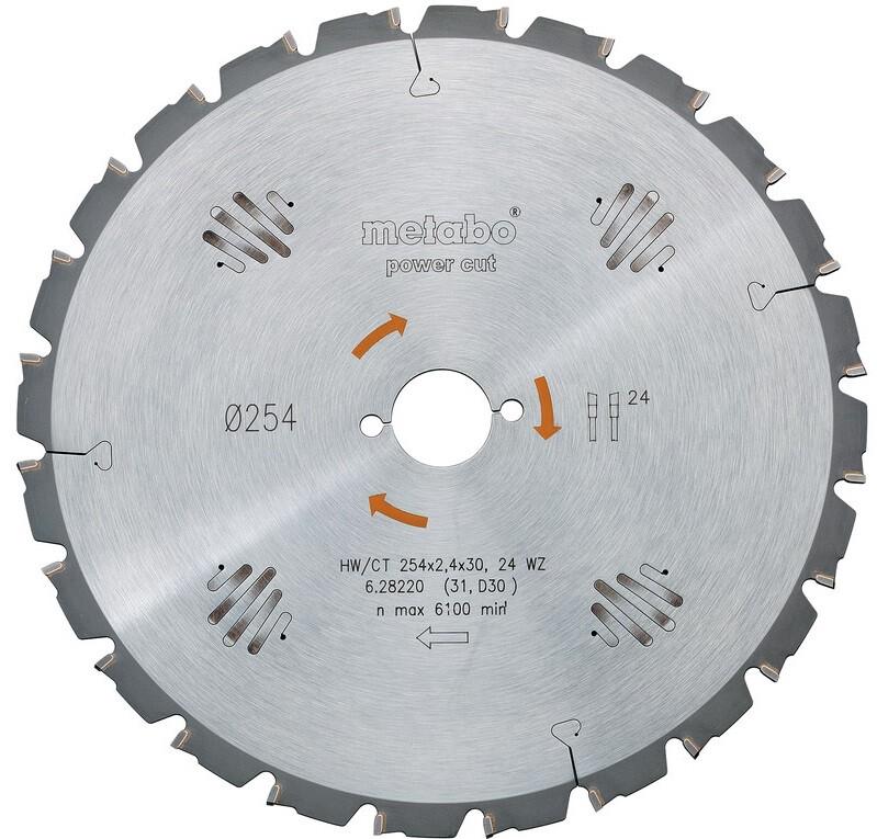Пильний диск Metabo 190x30, HW/CT 16FZ/FA (628006000)