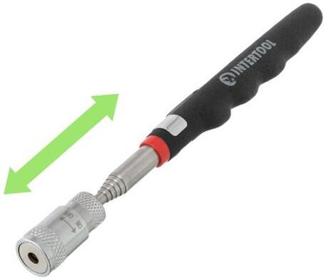 Захват магнітний телескопічний 190-810 мм Intertool ET-1017