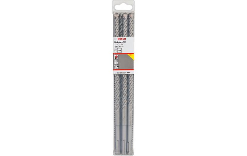 Набір бурів Bosch SDS plus-5X 12x200x260 мм, 10 шт (2608833907)
