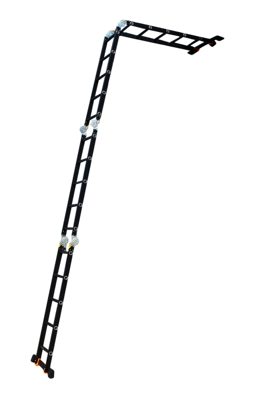 Драбина трансформер GTM KMP405A 4*5 алюмінієва, 5.75 м 39138