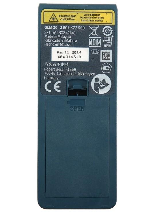 Лазерний далекомір Bosch GLM 30 (0601072500)