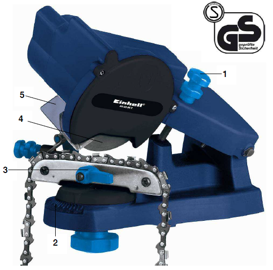 Верстат для заточування ланцюгів Einhell BG-CS 85 F