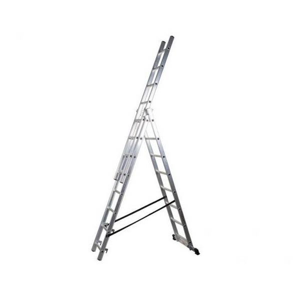 Трисекційна сходи VIRASTAR DW 3 PROFI 3x8 ступенів
