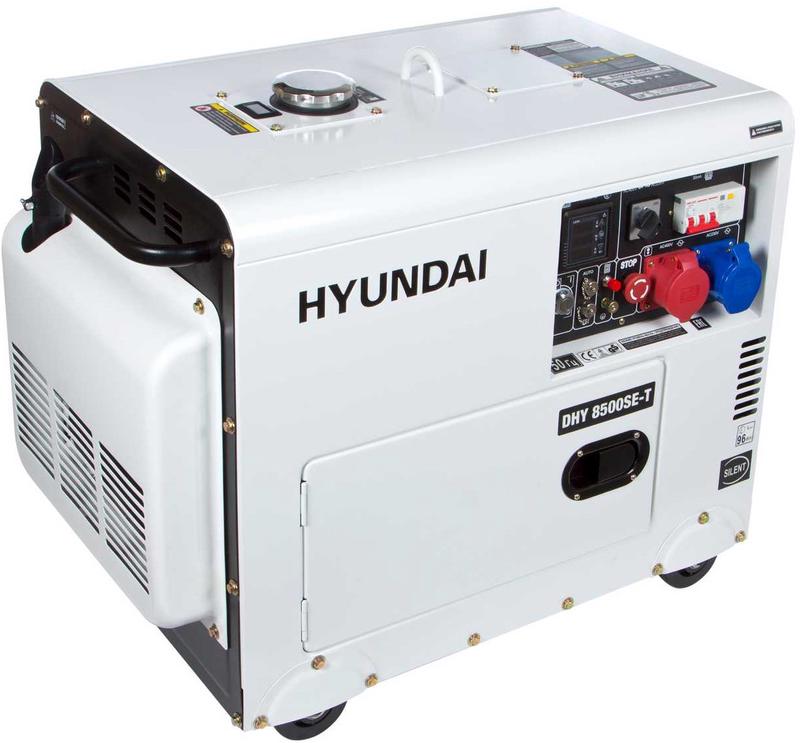 Дизельний генератор Hyundai DHY 8500SE-T (220/380В)