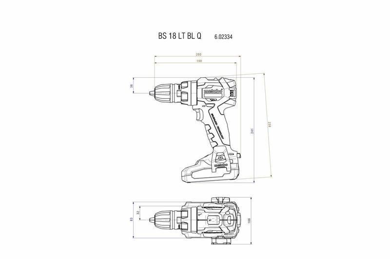Акумуляторний дриль-шурупокрут Metabo BS 18 LT BL Q (602334550)