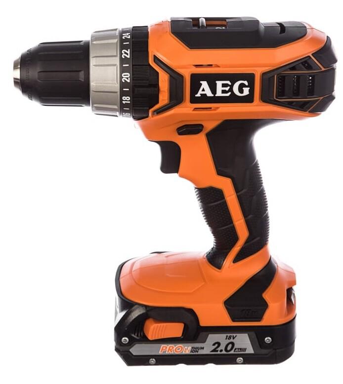 Дрель ударна акумуляторна AEG BSB18G3LI-202C (4935464103)