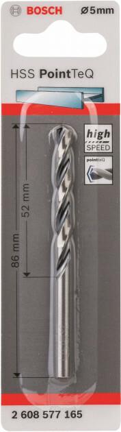 Свердло Bosch 1 HSS PointTeQ 5 мм (2608577165)