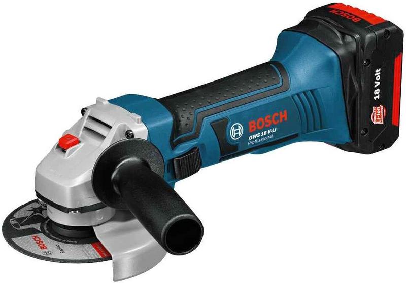 Акумуляторна кутова шліфувальна машина Bosch GWS 18V-10 (06019J4004)