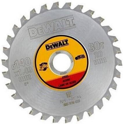 Диск пильний DeWALT 140х20 мм 30 TFZ (DT1923)