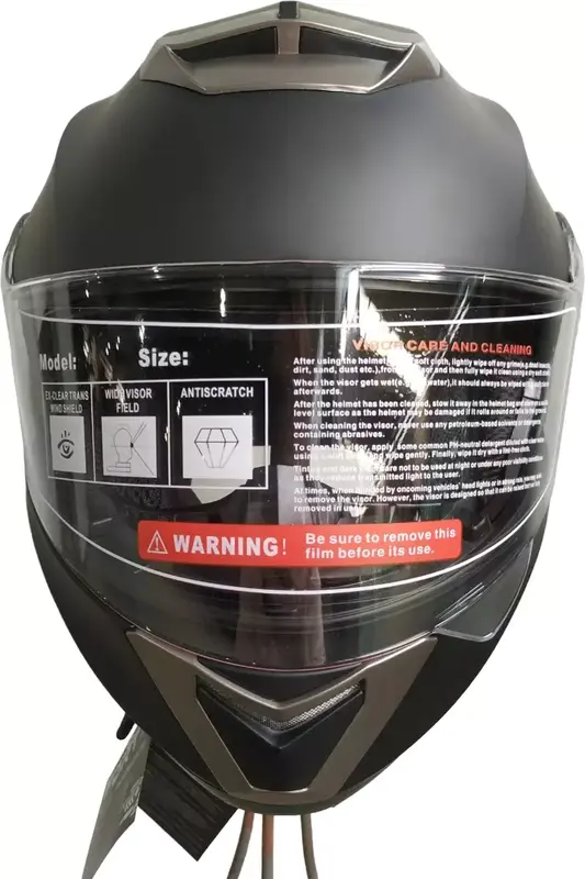 Мотошолом Forte BLD-159 чорний, розмір XL (125186)