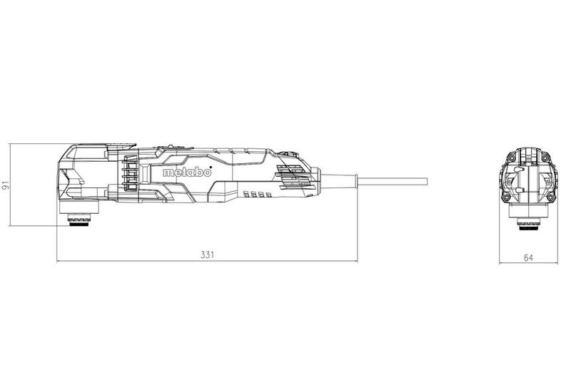 Мультитул Metabo MT 400 Quick (601406500)