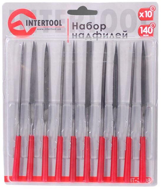 Набір надфілів 10 шт. INTERTOOL HT-3708
