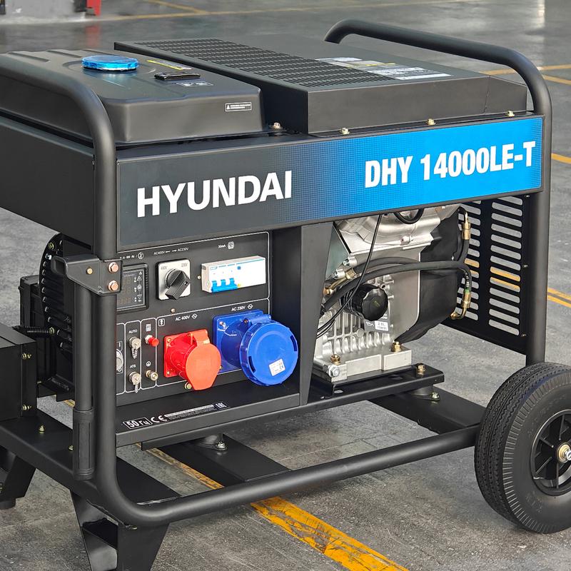 Дизельний генератор Hyundai DHY 14000LE-T