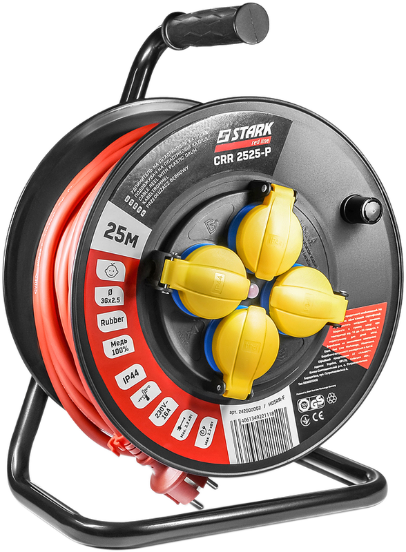 Подовжувач на котушці Stark CRR-2525-P
