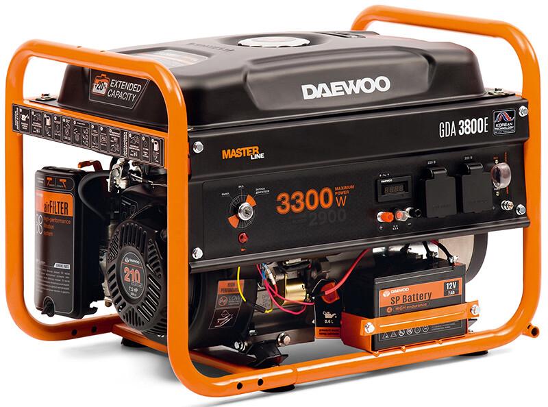 Бензиновий генератор Daewoo GDA3800E