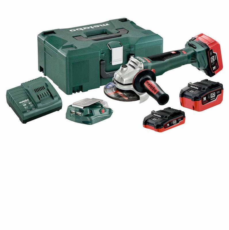 Акумуляторна кутова шліфувальна машина Metabo WB 18 LTX BL 125 Quick (613077660)