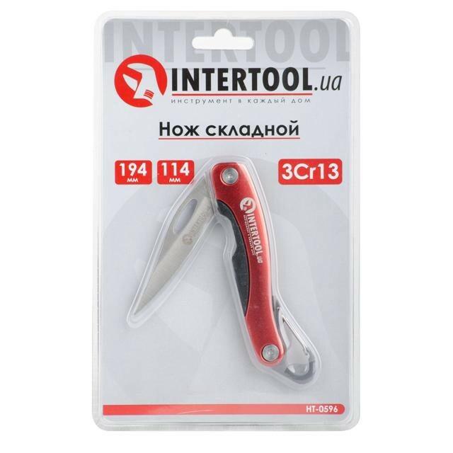 Ніж складаний INTERTOOL HT-0596
