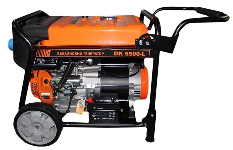 Бензиновий генератор GTM DK5500-L (34042)