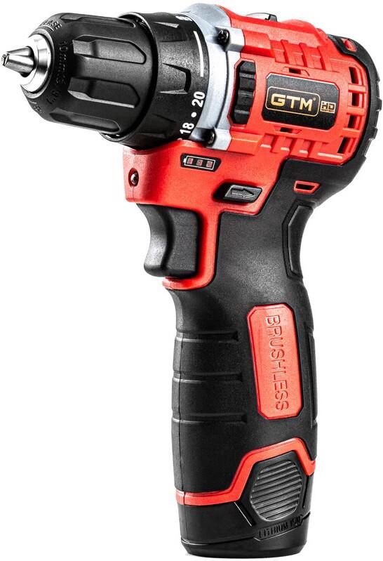 Акумуляторний дриль-шурупокрут GTM DS12/38BL (2896)