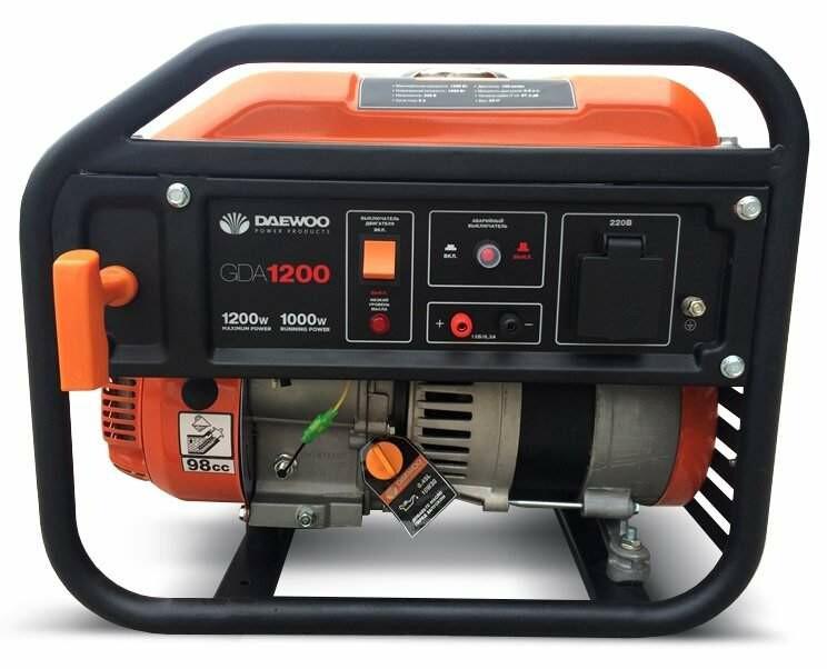 Бензиновий генератор Daewoo GDA1200