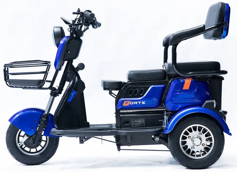 Акумуляторний трицикл Forte Family-P600 (синій) (145225)