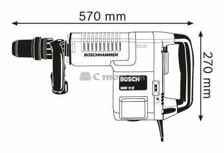 Відбійний молоток Bosch GSH 11 E (0611316708)