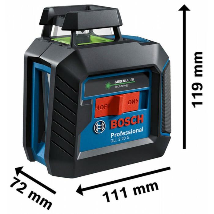 Лазерний нівелір Bosch Professional GLL 2-20 G (0601065001)