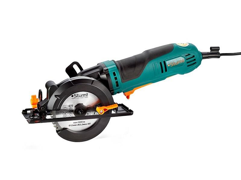 Пила циркулярна Sturm 125мм 1000Вт (CS5012MS)