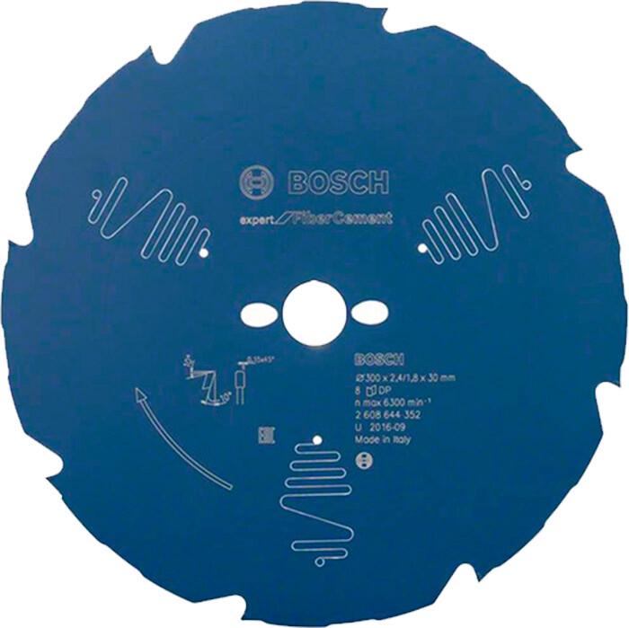 Пиляльний диск Bosch Expert for Fiber Cement 300x30x2.4/1.8x8T (2608644352)