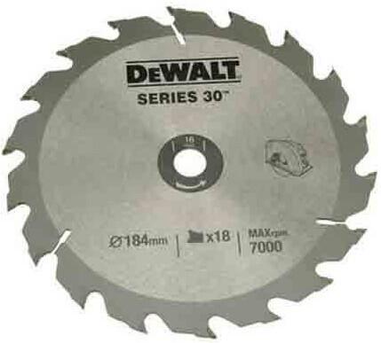 Диск пильний DeWALT 184х16мм 18 зубців (DT1938)