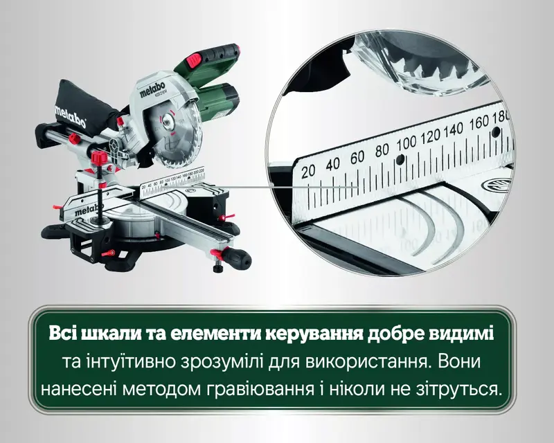 Торцювальна пила мережева Metabo KGS216M (613216000)