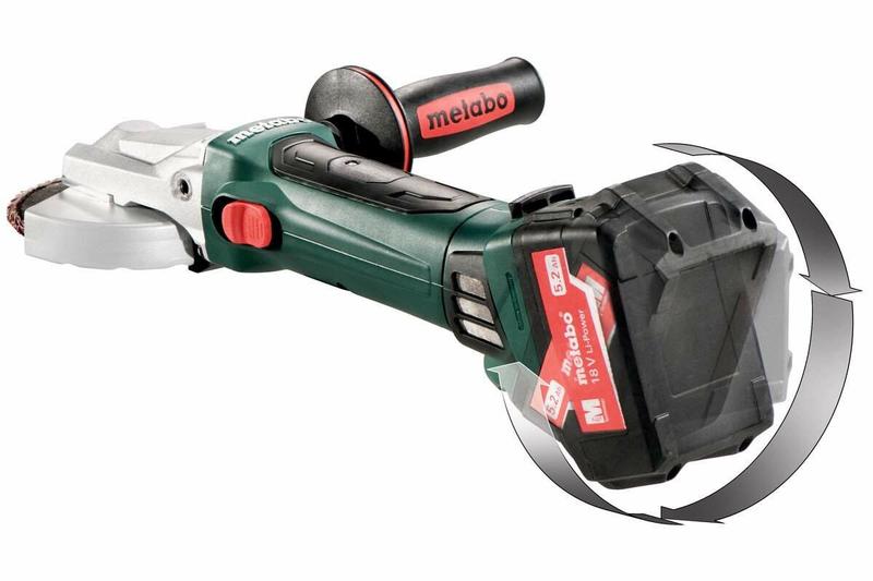 Акумуляторна кутова шліфувальна машина Metabo WF 18 LTX 125 (601306840) (без акумулятора і ЗП)