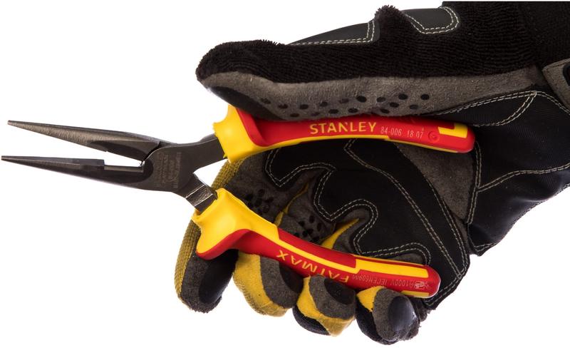 Плоскогубці з подовженими губками ізольовані Stanley (0-84-006)