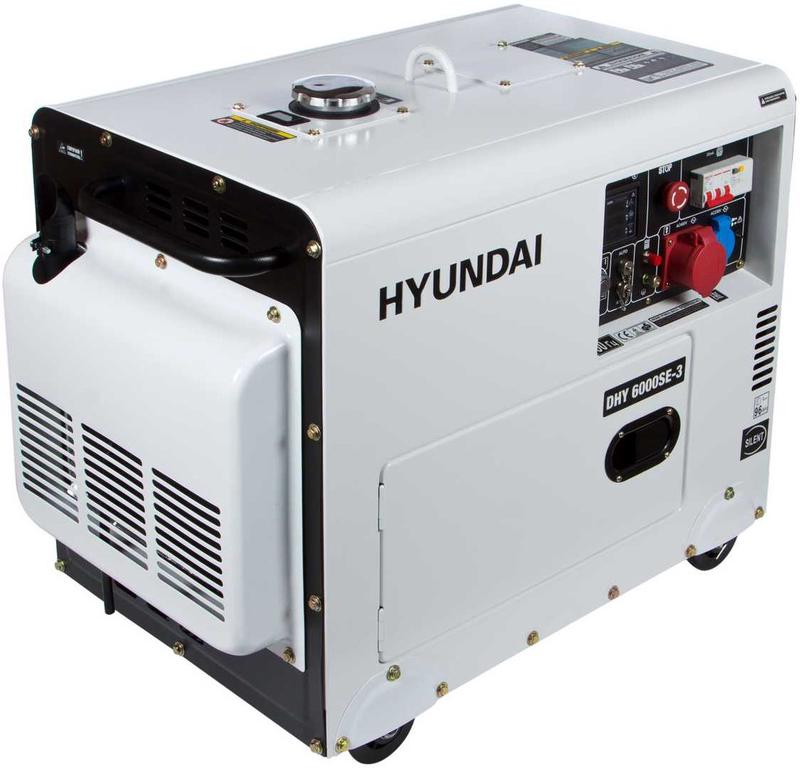 Дизельний генератор Hyundai DHY 6000SE-3