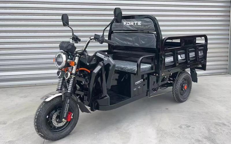 Вантажний електричний трицикл FORTE JH-1200, чорний (131996)