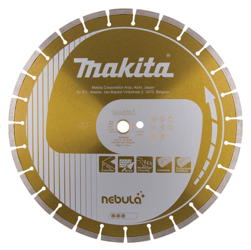 Алмазний диск Makita NEBULA по бетону 400х25.4мм (B-54069)