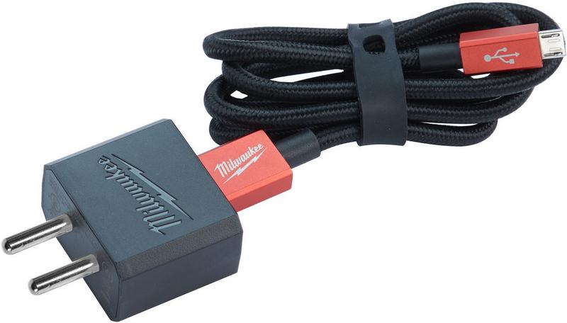 Зарядний пристрій Milwaukee Micro-USB QUSB, 220В (4932459888)