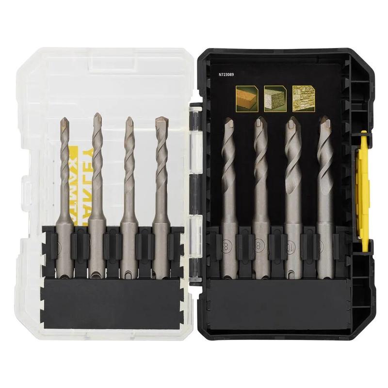 Набір свердел Stanley FatMax SDS-Plus, 110 мм, 8 шт, кейс (STA88555)