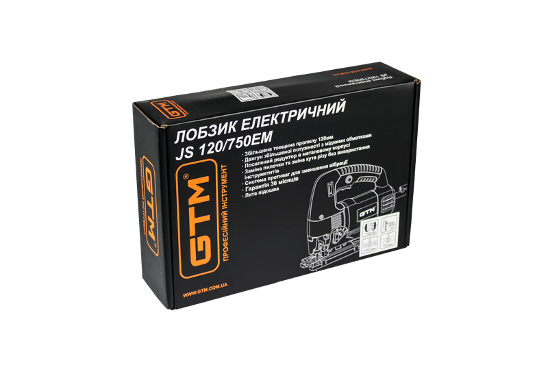 Електролобзик GTM JS120/750EM 2562