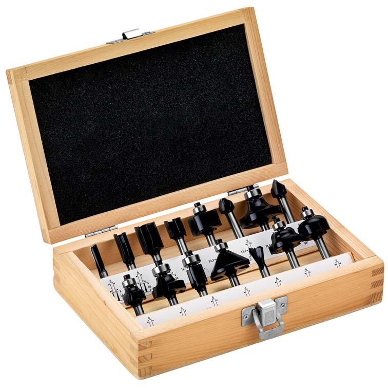 Набір твердосплавних фрез Metabo SP, 6 мм, 15 шт. (635260000)