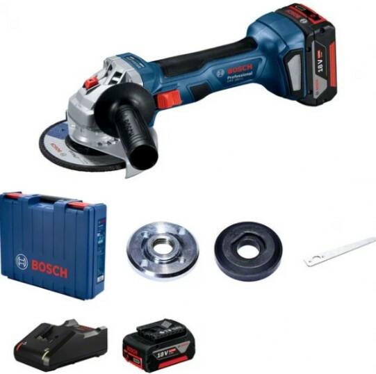 Акумуляторна кутова шліфувальна машина Bosch GWS 180-LI (06019H9021)