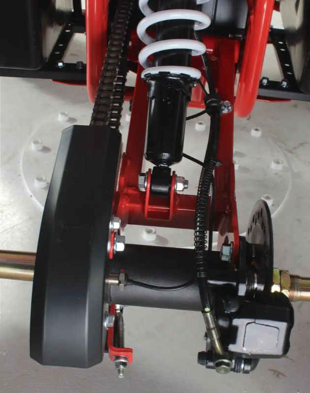 Квадроцикл Forte ATV125F (біло-червоний) (124596)