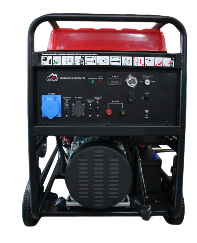 Генератор бензиновий 15 кВт Vulkan SC18000-III 34214