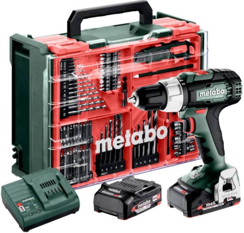 Акумуляторний ударний дриль-шурупокрут Metabo SB 18 L Set (614053710)