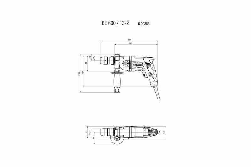 Дриль Metabo BE 600/13-2 (600383700)