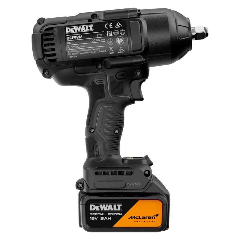 Гайкокрут ударний акумуляторний безщітковий McLaren F1 TEAM SPECIAL EDITION DeWALT DCF99MP2T