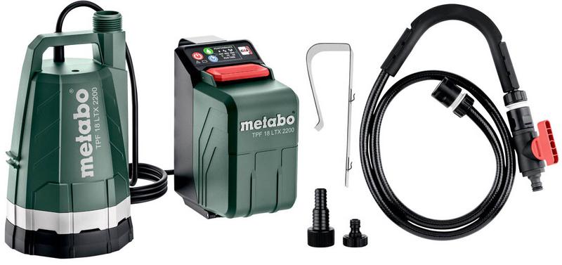 Акумуляторний дренажний насос Metabo TPF 18 LTX 7000 (без АКБ та ЗП) (601748850)