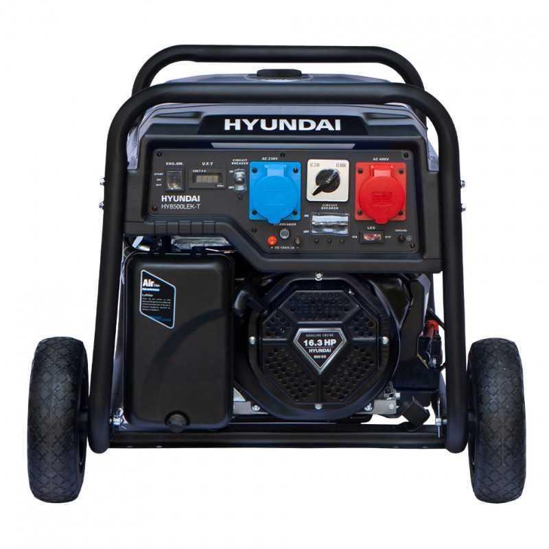 Бензиновий генератор Hyundai HY 10100LEK-T