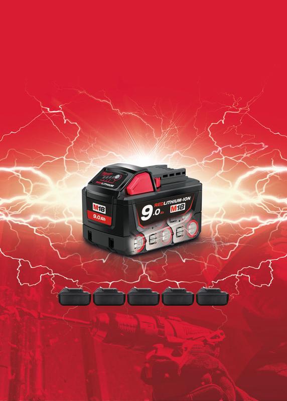 Акумулятор Milwaukee M18 B9 (9Aг) (4932451245)